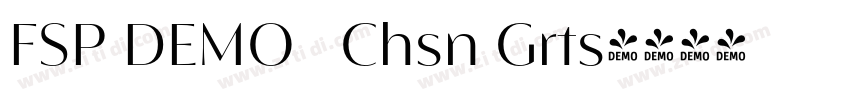 FSP DEMO   Chsn Grts字体转换